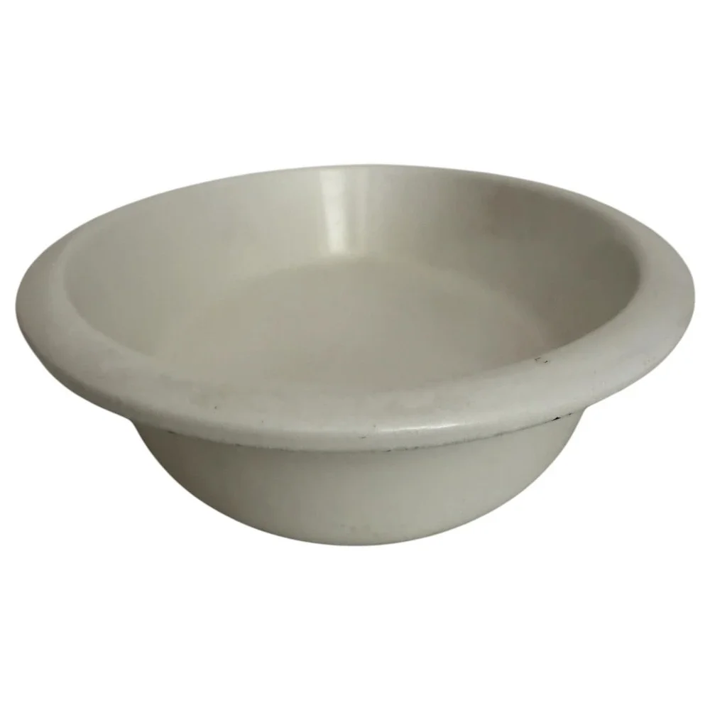 Vintage Le Creuset Au Gratin Dish White #24 Enameled Cast Iron France Casserole